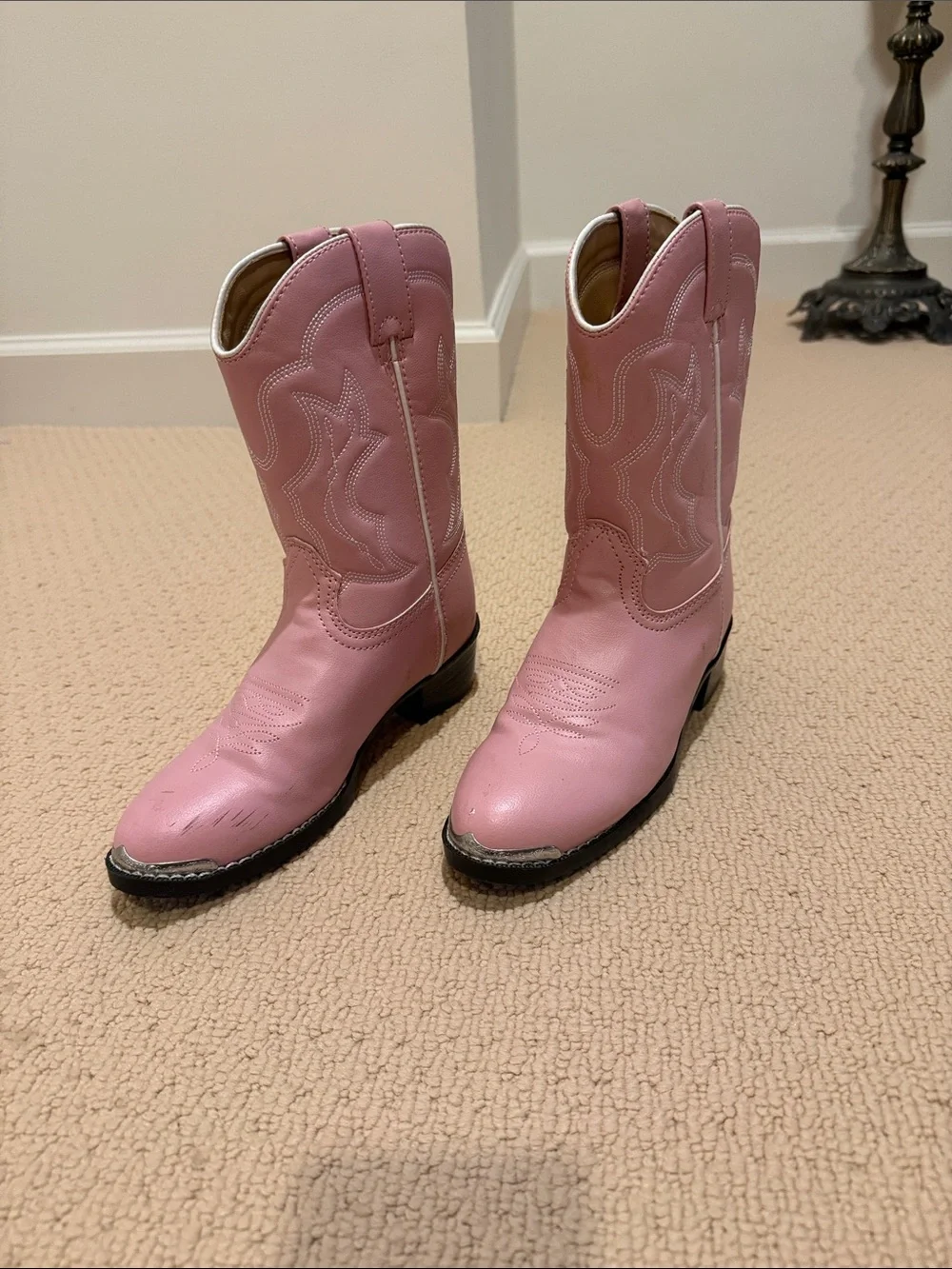 Durango Pink Kids Western Cowboy Boots